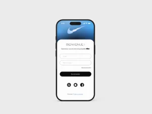 photo de mon projet mobile encyclopédie nike